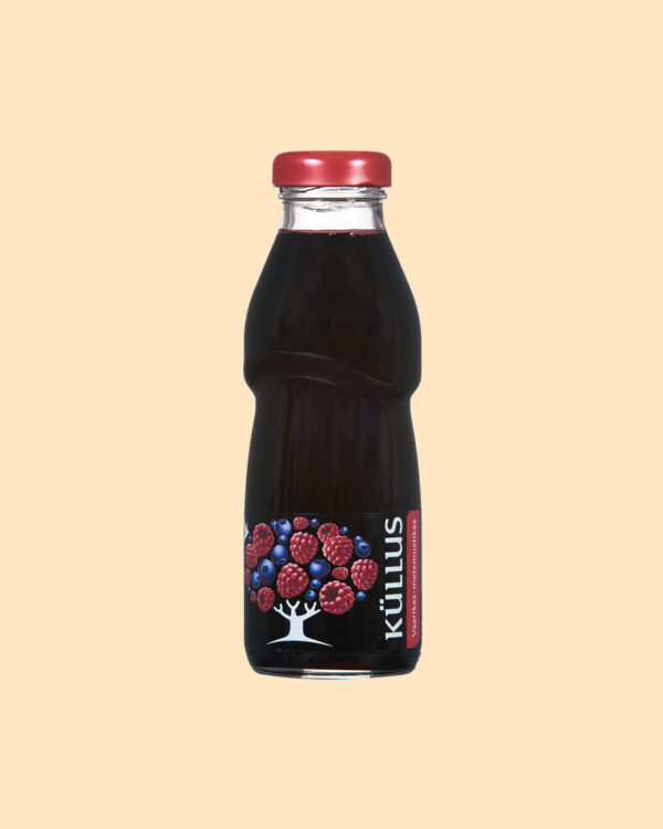 Raspberry-bilberry juice drink concentrate
